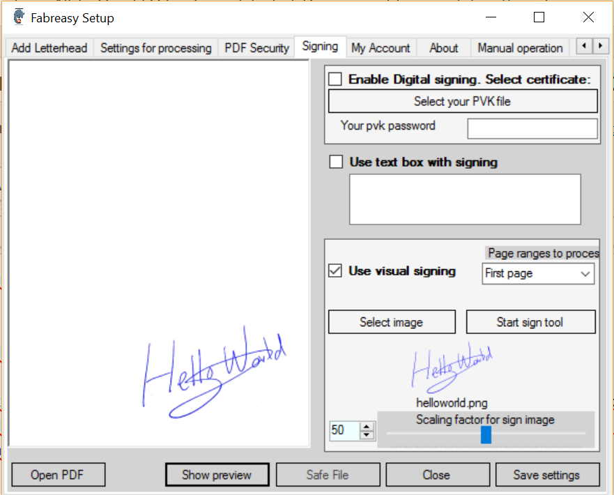 Digitale handtekening maken 