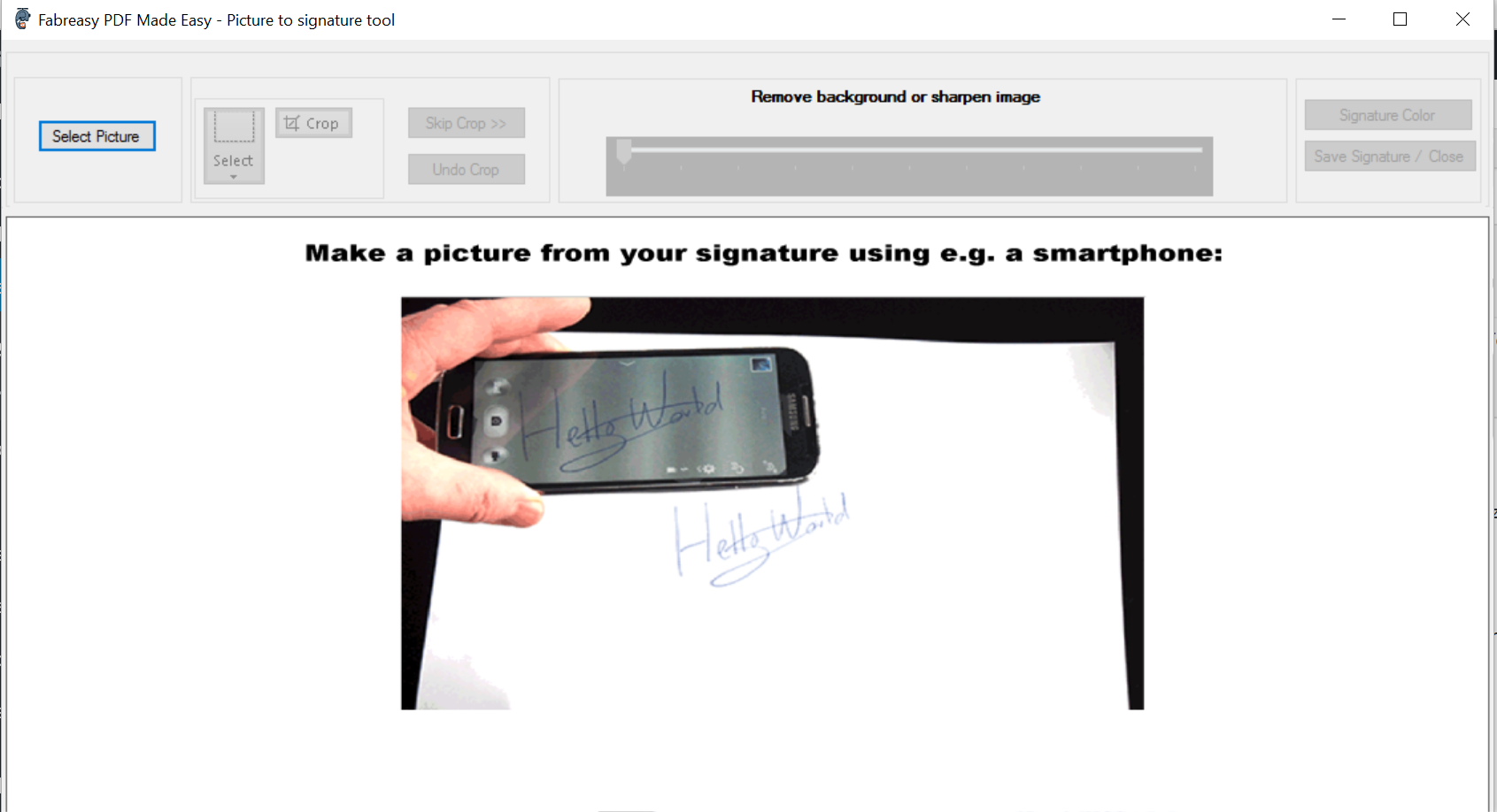 Digitale handtekening maken 